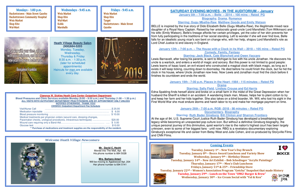 Heath Village Senior Living Community Assisted Living, Nursing Home, Independent Living, CCRC